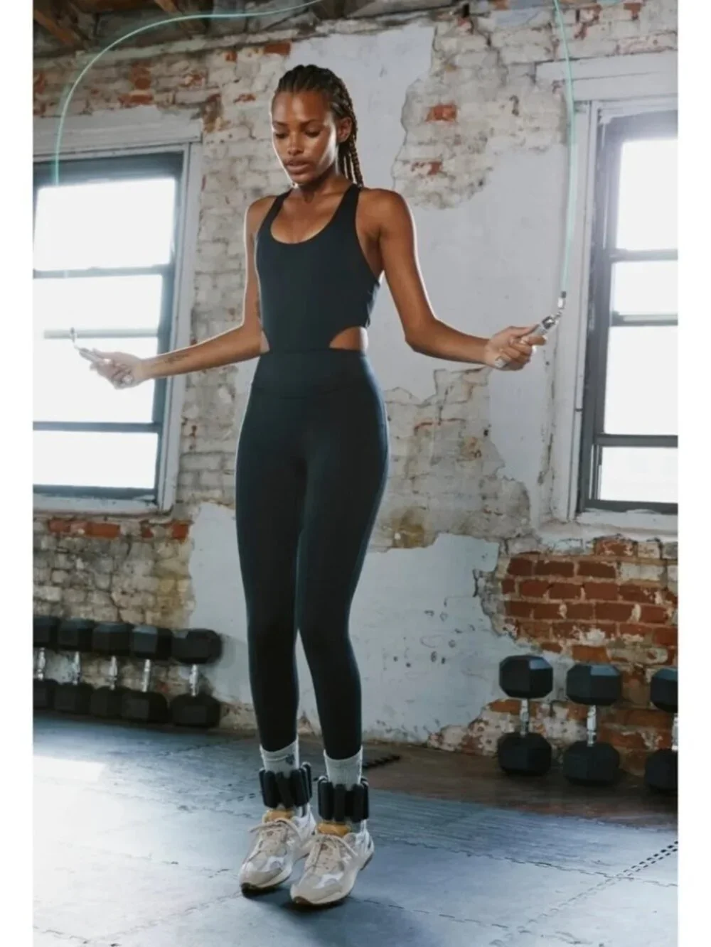 NEW Free People | Back it Up Onesie In Black